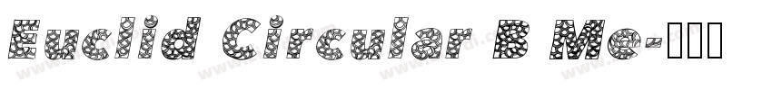 Euclid Circular B Me字体转换